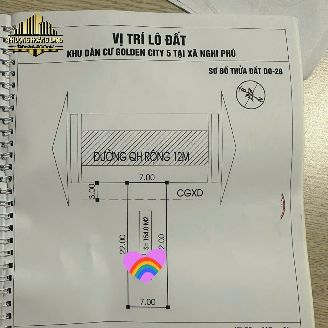 BÁN ĐẤT DỰ ÁN GOLD 5 NGHI PHÚ, PHƯỜNG VINH PHÚ