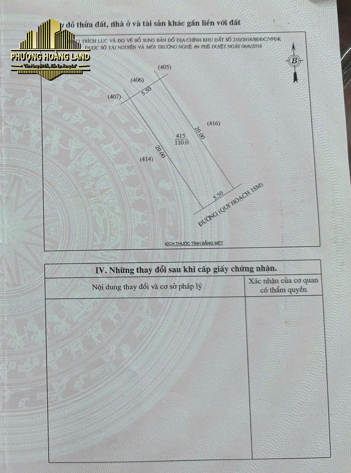 BÁN ĐẤT DỰ ÁN NAM LÊ LỢI, PHƯỜNG THÀNH VINH, ĐƯỜNG 18M